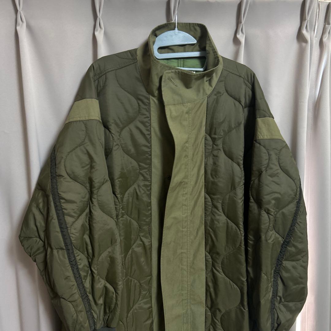 切替マキシミリタリーコート　新品　etsinta/エシンタ