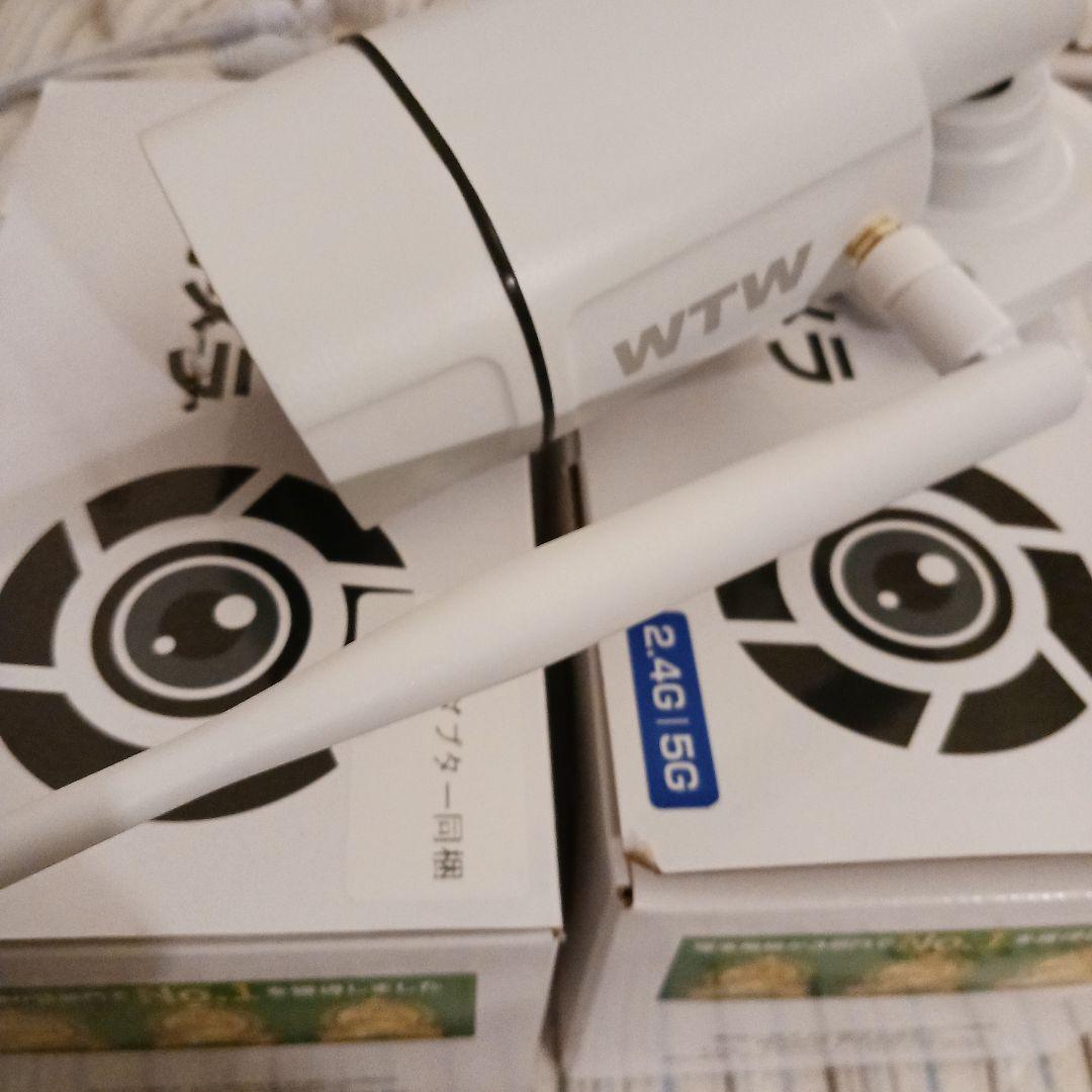 800万画像2台元値1台24800円WTW 防犯カメラ 2.4G/5G対応