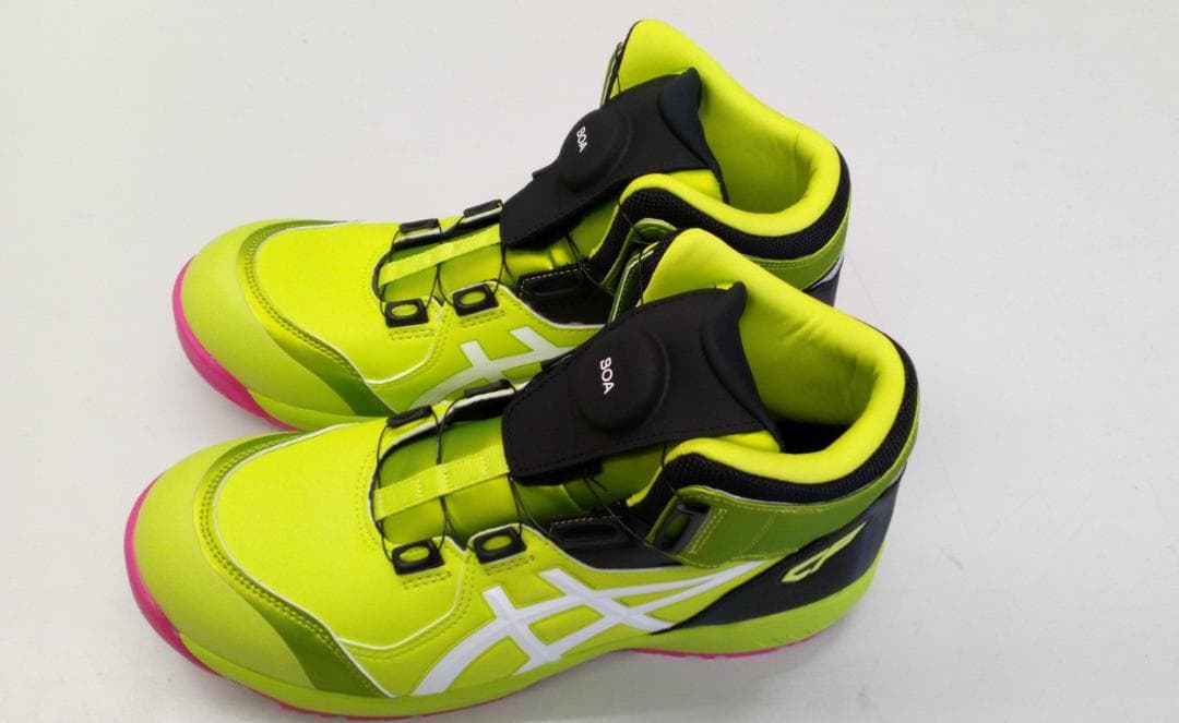 sgw828様用アシックス CP304 BOA ネオンライムホワイト 27.0