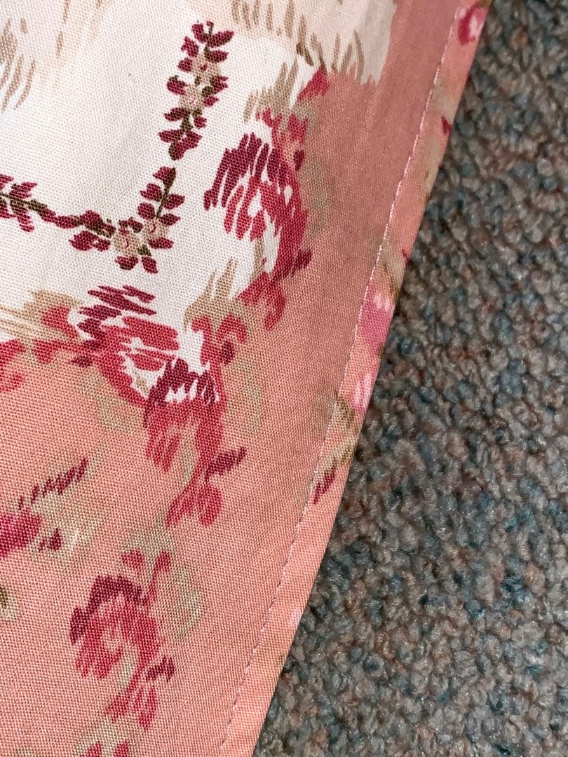 西川生地使用手造り220x220cm大判こたつ掛布団中綿も全て綿100%暖かい！