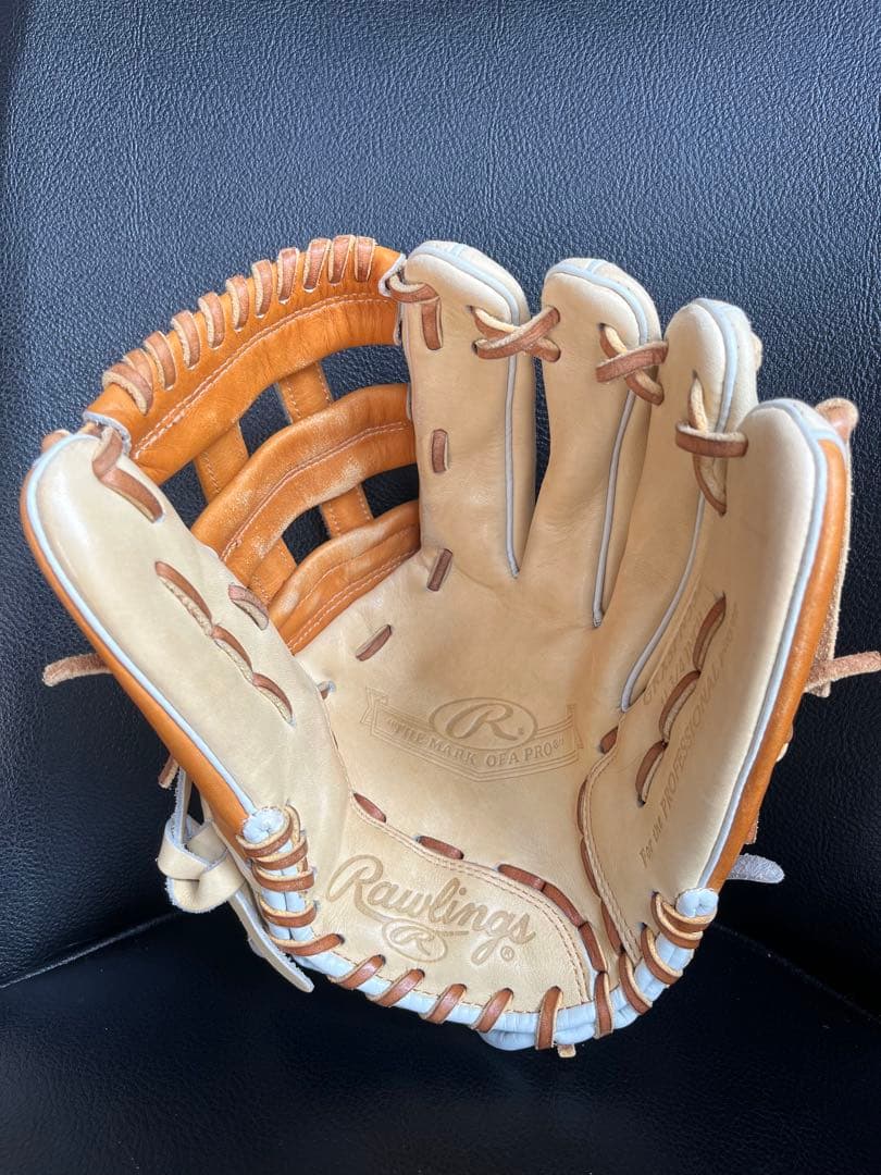 【美品】RAWLINGS ローリングス　グローブ　オールラウンド用　右利き　野球