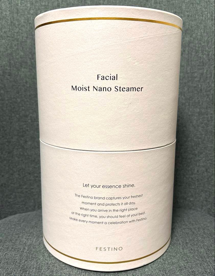 【新品未使用】FESTINO フェイシャルモイストナノスチーマーSMHB-015