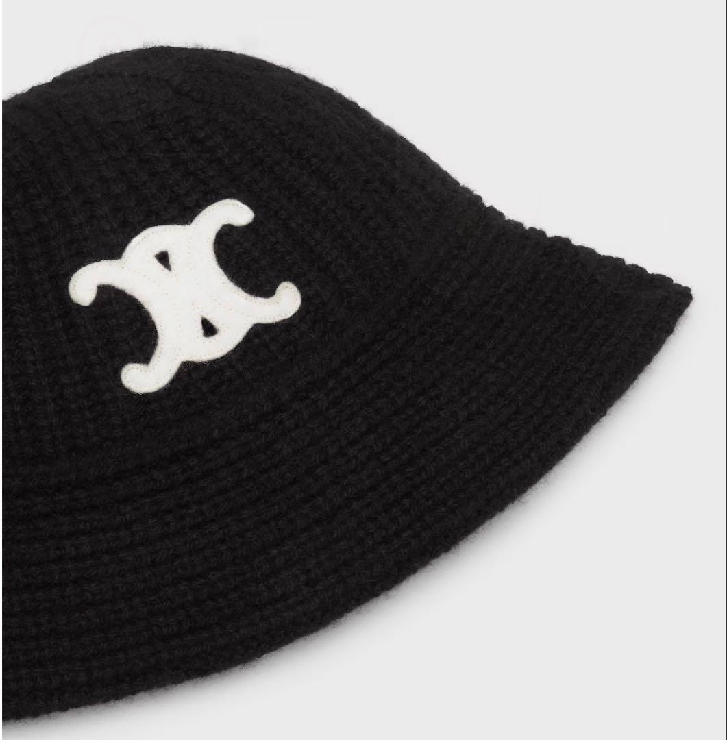 未使用品　CELINE トリオンフクロシェ バケットハット