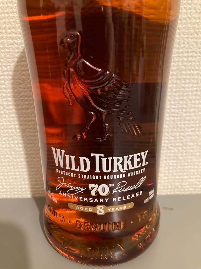 ワイルドターキー8年ジミー・ラッセル70周年記念ボトル750ml