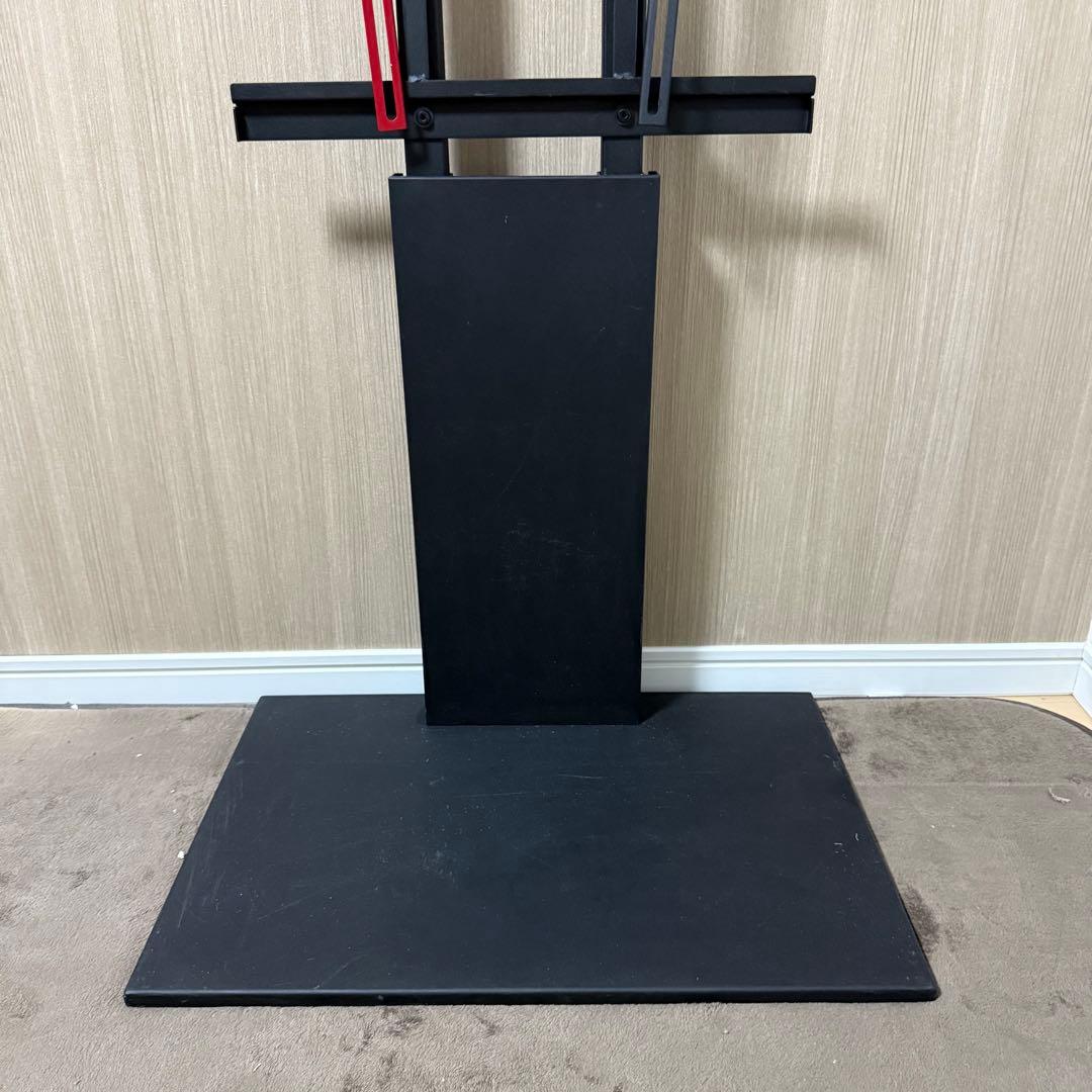 EQUALS 壁寄せテレビスタンド WALL V2 ロータイプ　ブラック　黒