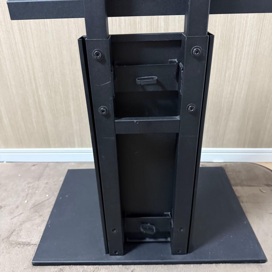 EQUALS 壁寄せテレビスタンド WALL V2 ロータイプ　ブラック　黒