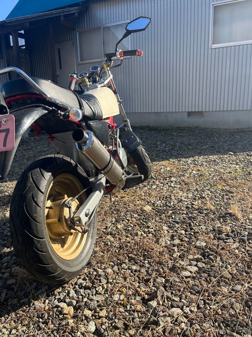 エイプ100モリワキチタンマフラー