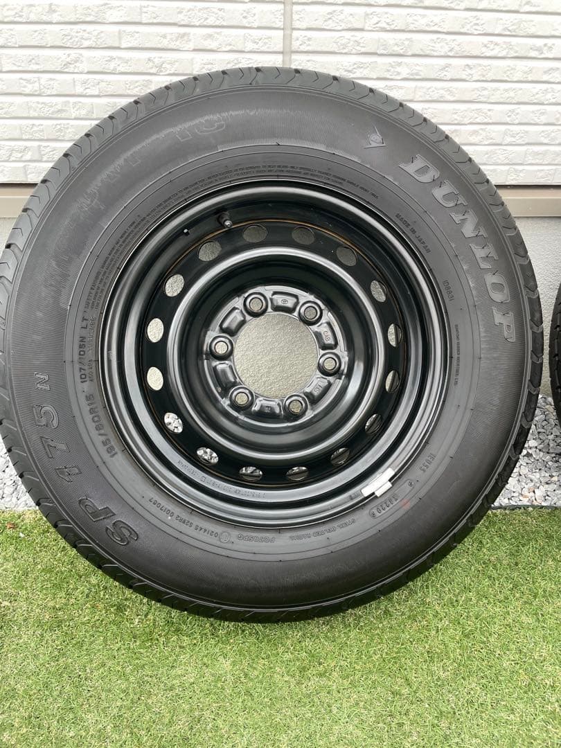 ハイエース200系純正ホイール、タイヤ4本セット