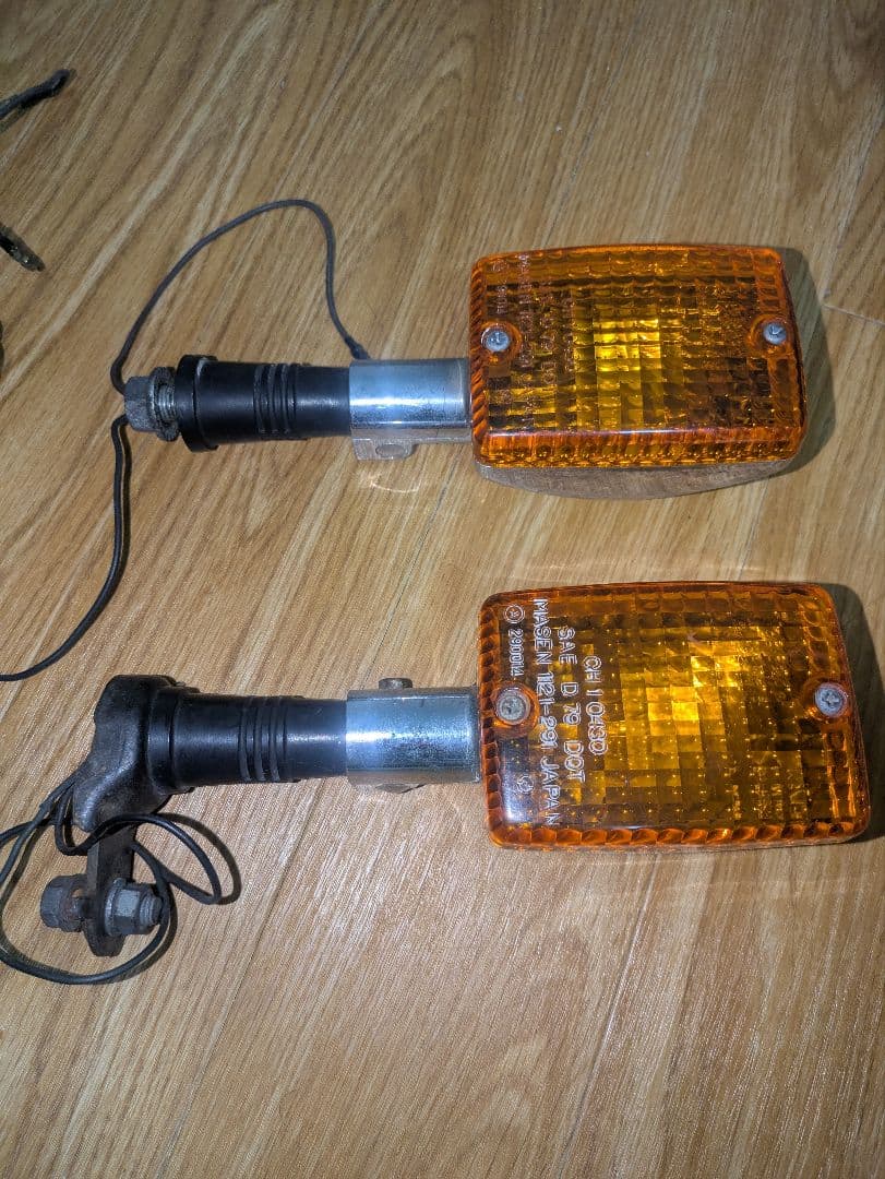 xj400 ウインカー前後　リア取り付けステー有り