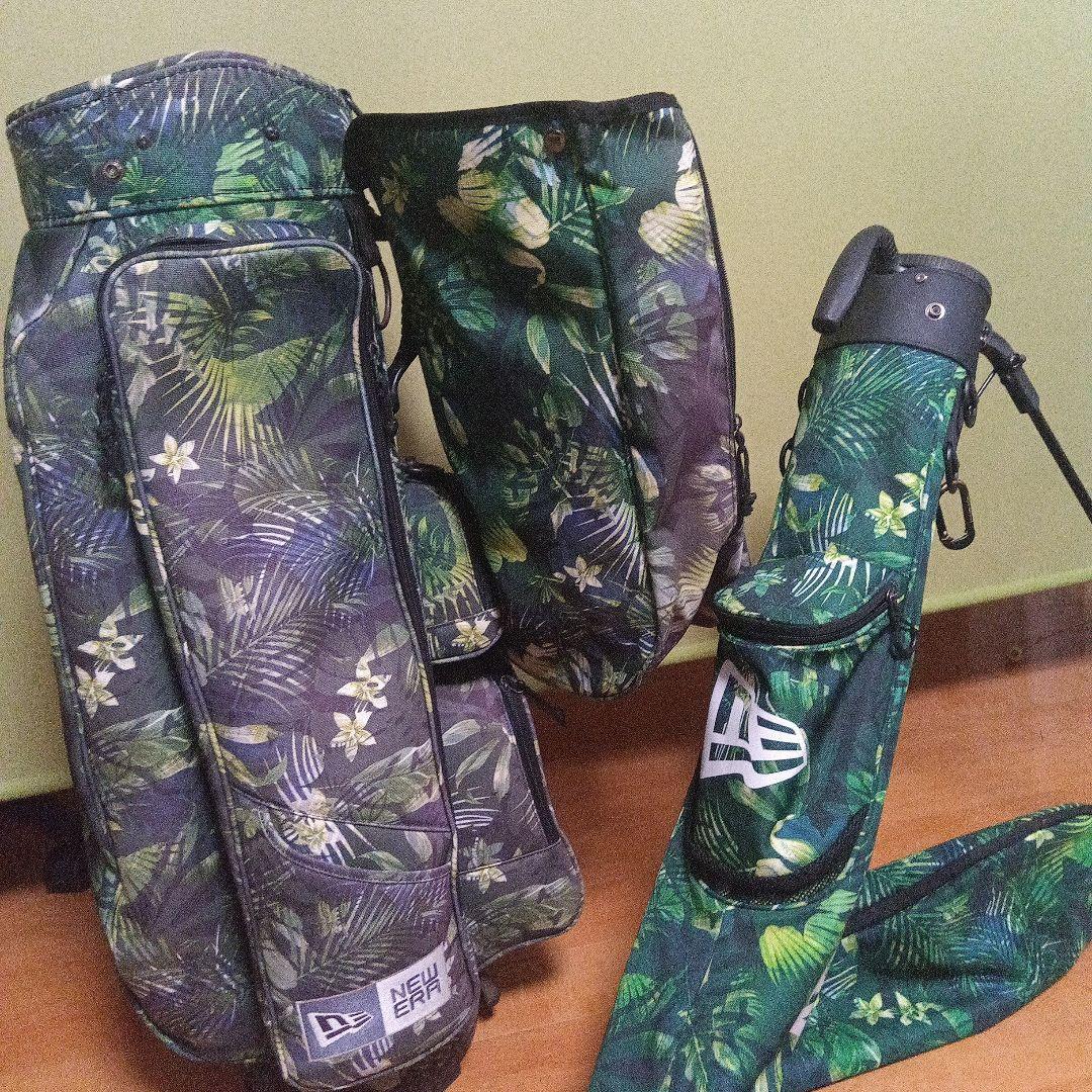 New Era ニューエラ　キャディバッグ ボタニカル　クラブスタンド２点セット