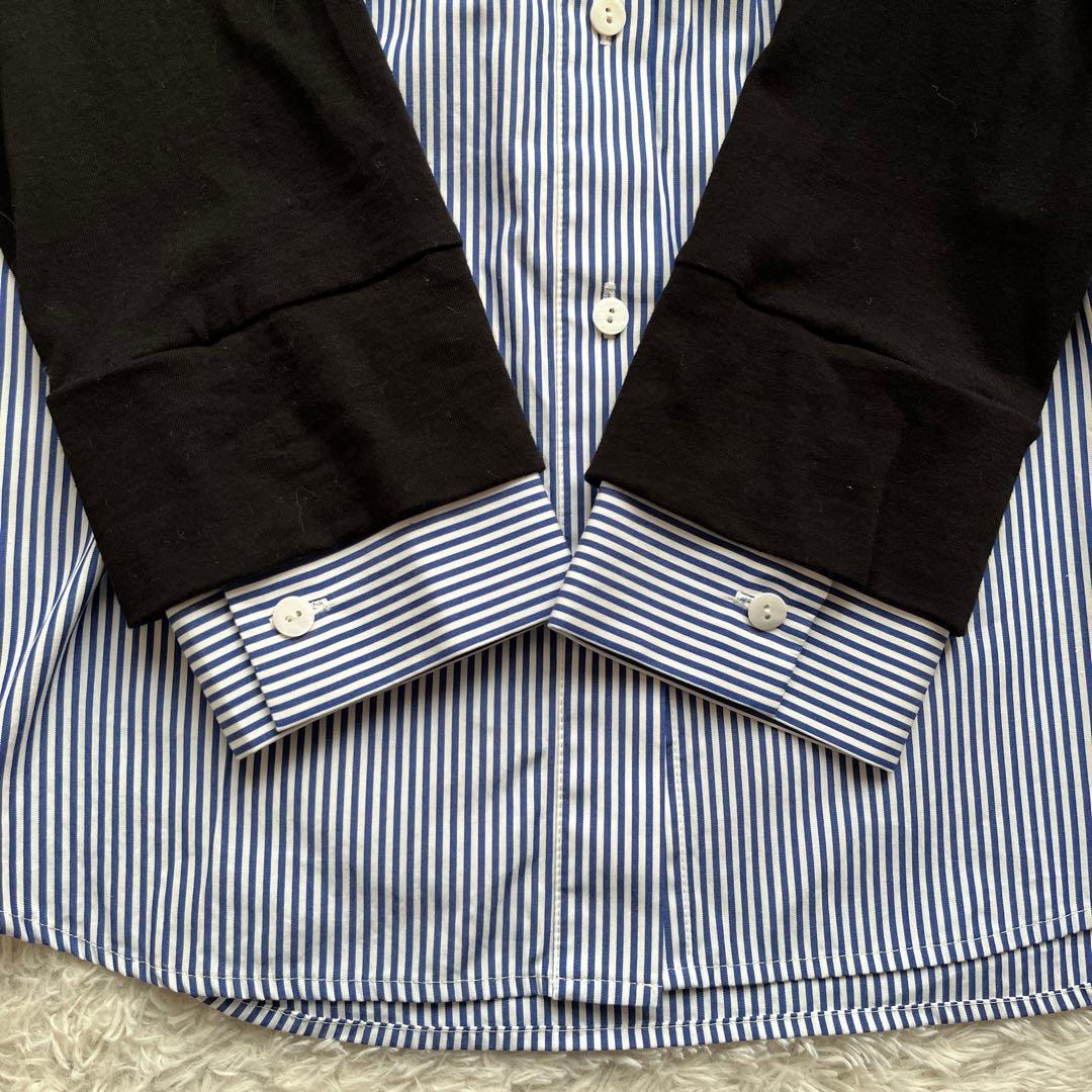 2024AW エンフォルドSHIRT LAYERED LONG-SLEEVE T