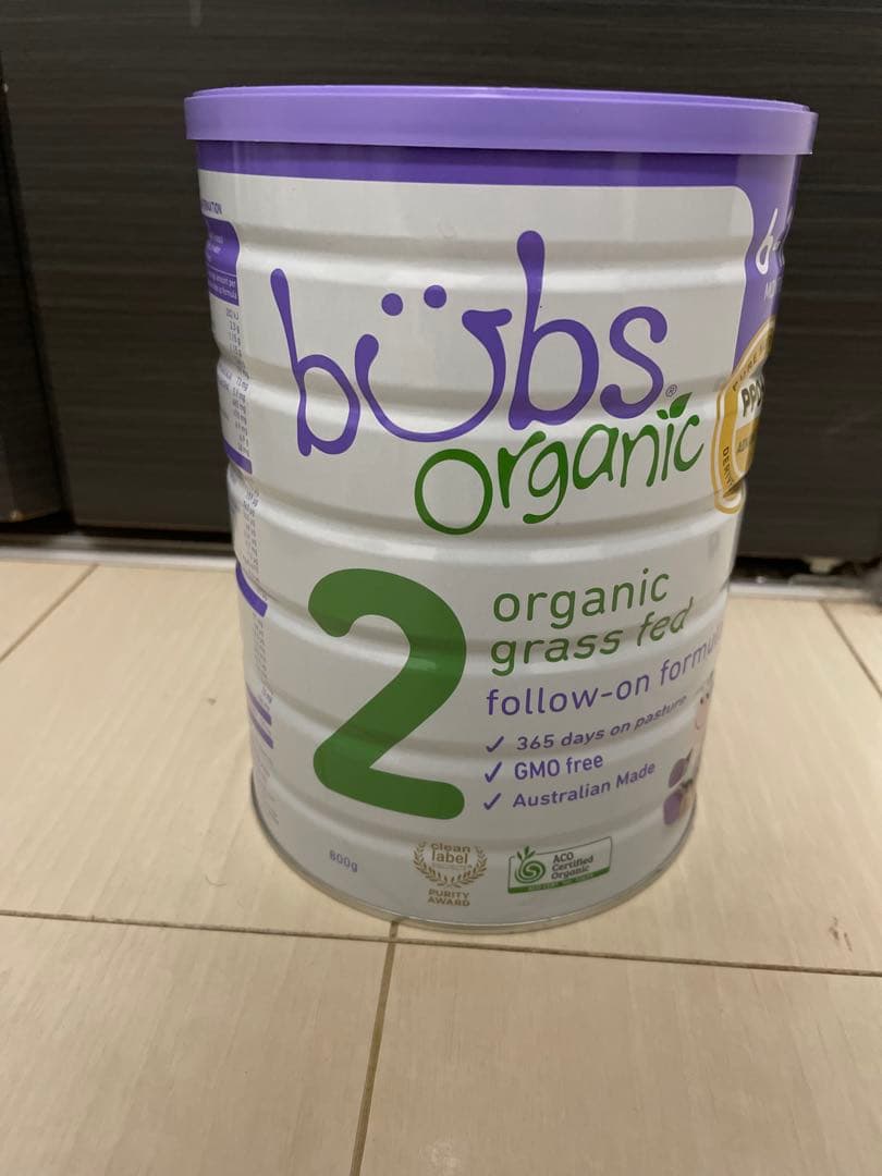 【2個セット】bubs Organic 粉ミルク