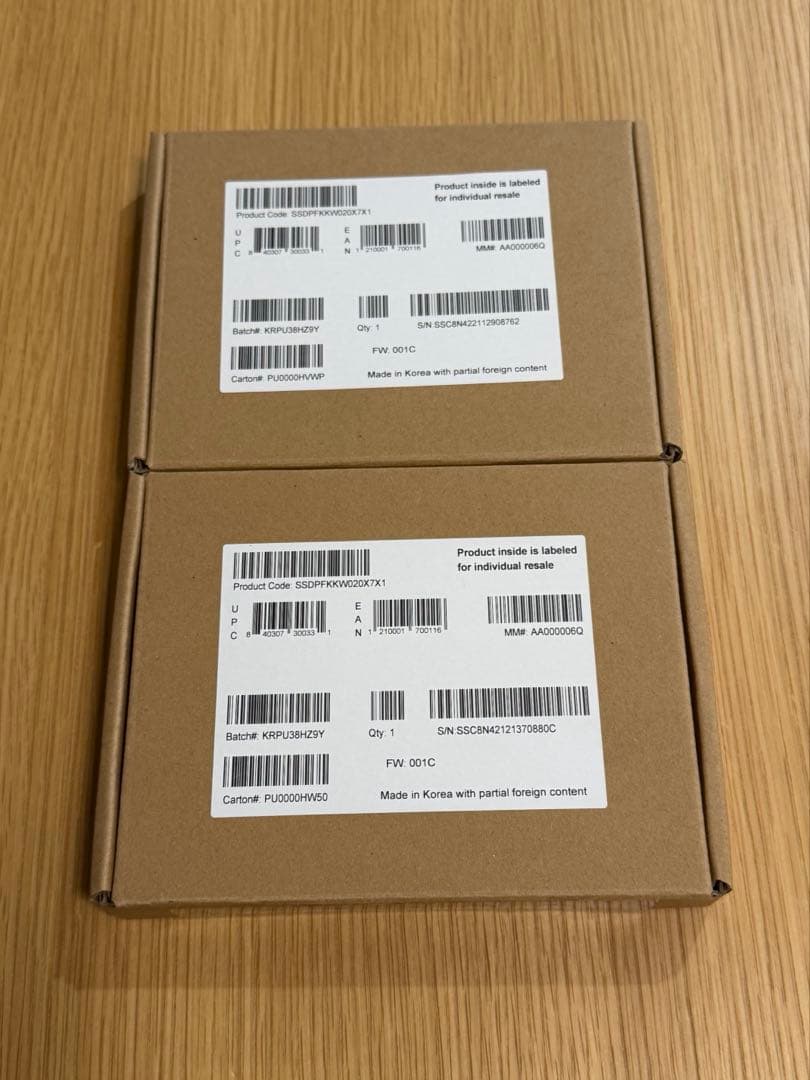 新品未開封 Solidigm P44 Pro (M.2 2280 2TB) 2個