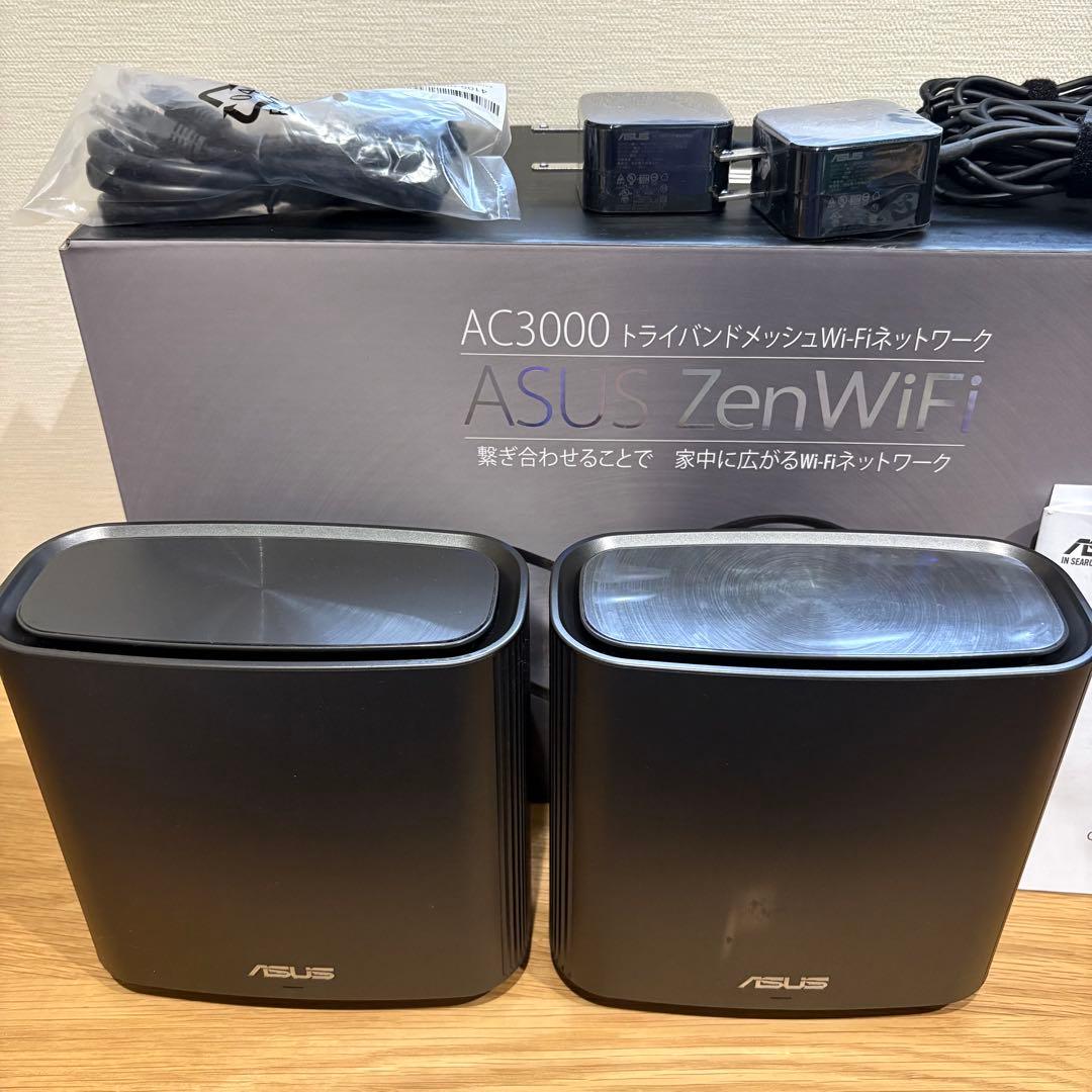 ASUS ZenWiFi AC3000 （CT8）トライバンドルーター 2台組