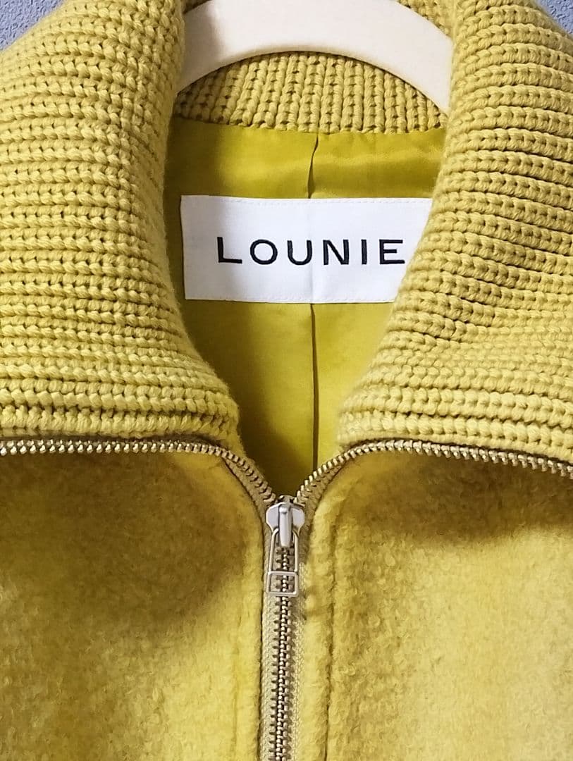 LOUNIEルーニィ ショート丈ボリュームコート