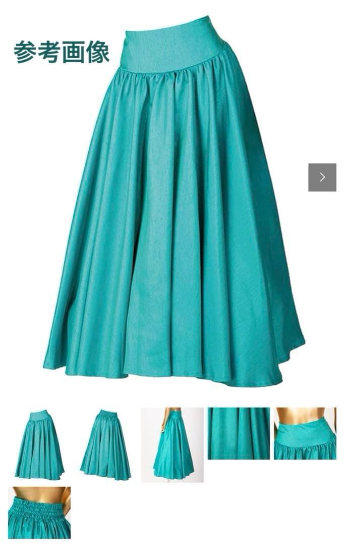 【Maunaloa】マウナロア　フラダンス　スカート　パープル