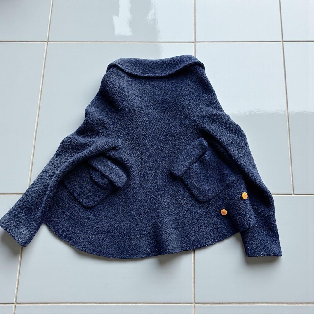 コムデギャルソン　ウールジャケット　後ろポケット付き　希少アウター