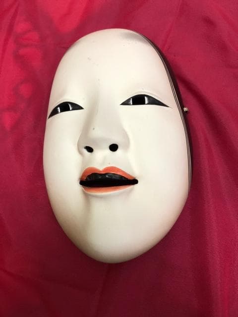 壁掛け能面ーー骨董品ーー掘り出し物