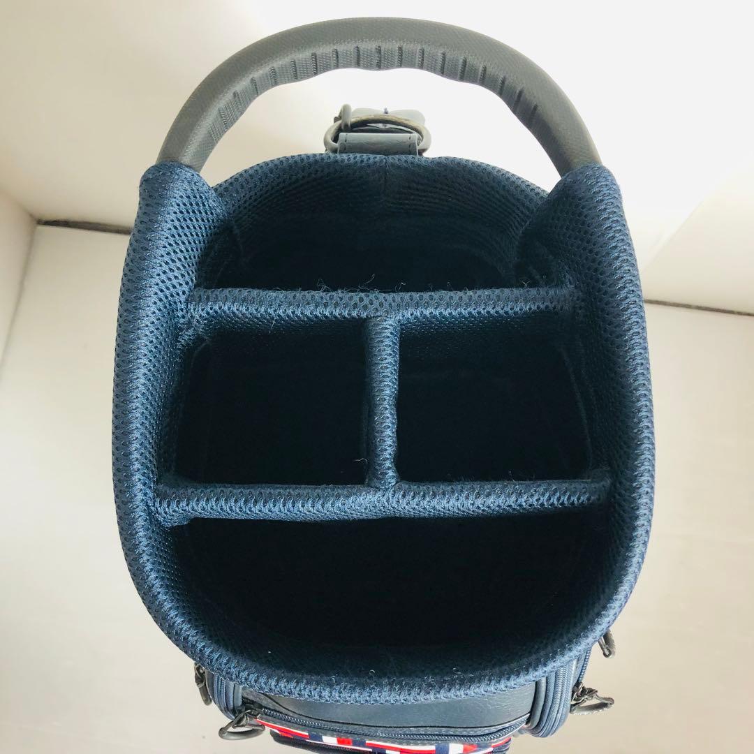 良品 トミーヒルフィガー ゴルフバッグ キャディバッグ カートタイプ