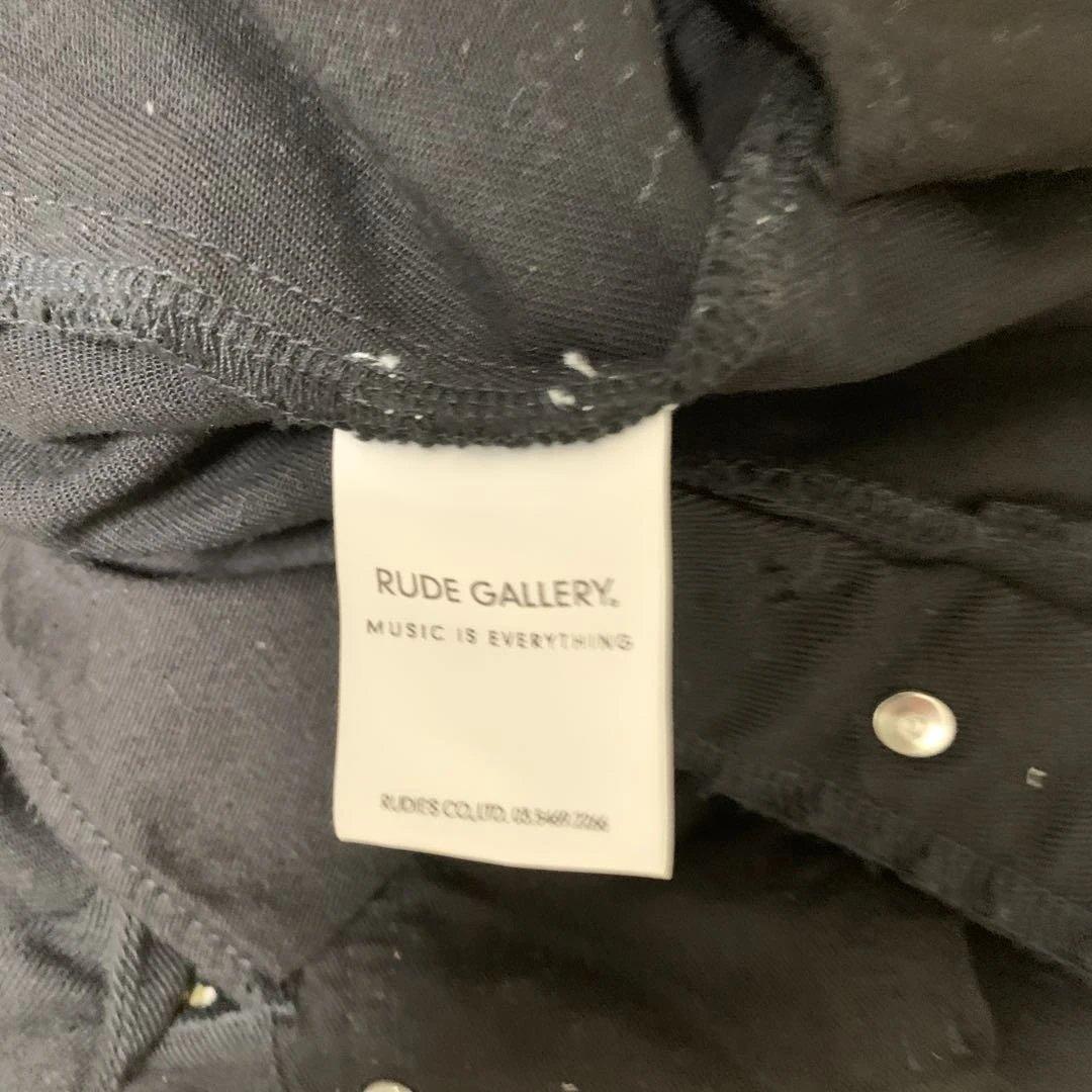 サイズ2RUDE GALLERY ブラックオーバーオール