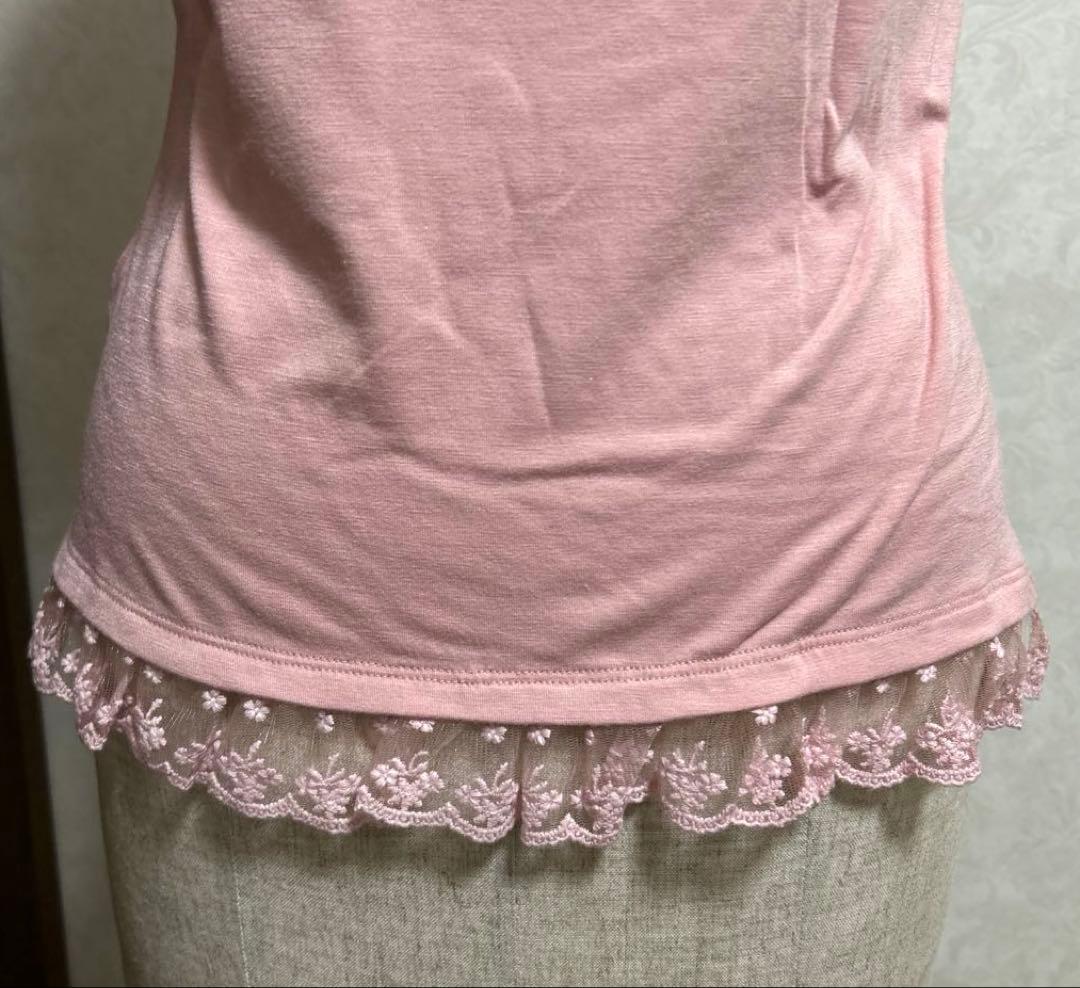 LIZ LISA リボン♡レース♡ピンク色 キャミソール 新品未使用品❤︎可愛い系