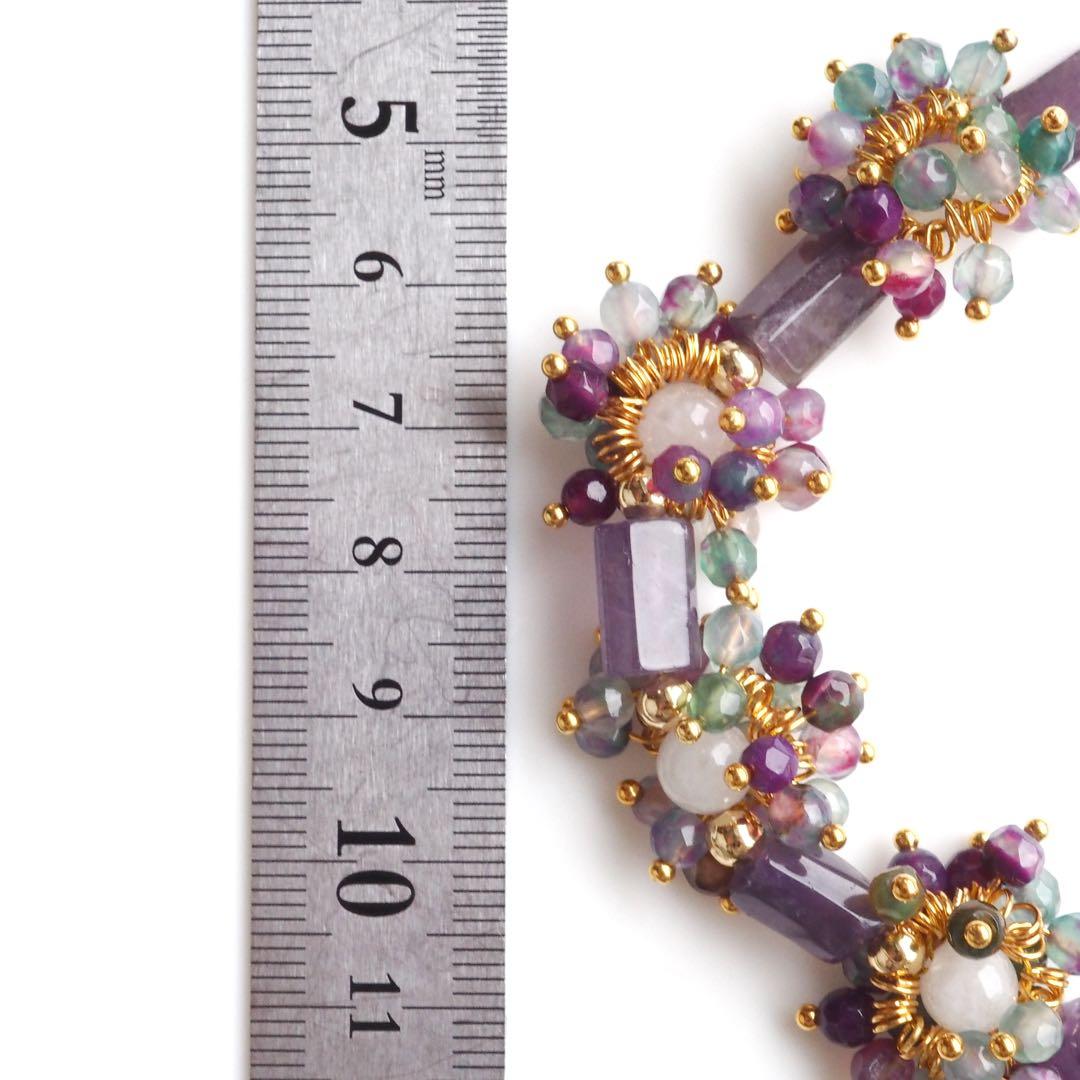 【桃色の雲】✳︎SALE✳︎マトリックスオパールネックレストップ