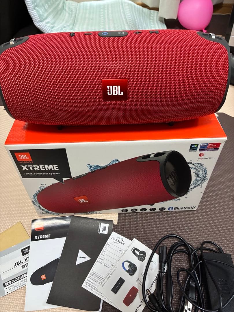 JBL XTREME ワイヤレススピーカー レッド美品