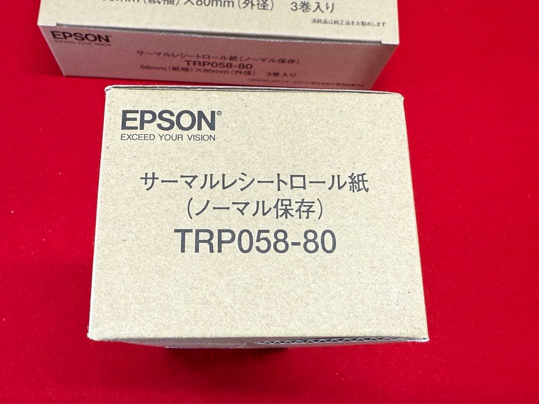 EPSON サーマルレシートロール紙(ノーマル保存) TRP058-80 16個