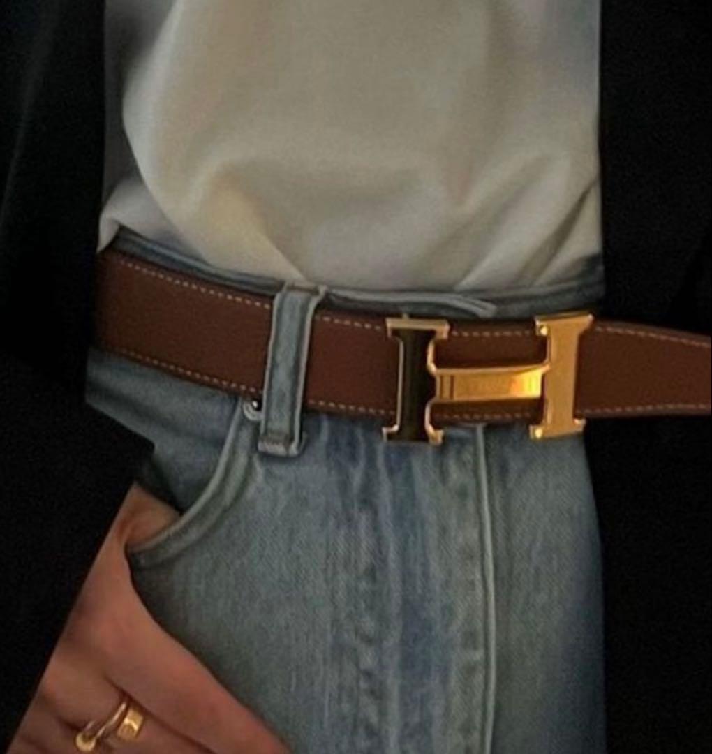 HERMES H コンスタンスベルト　リバーシブル