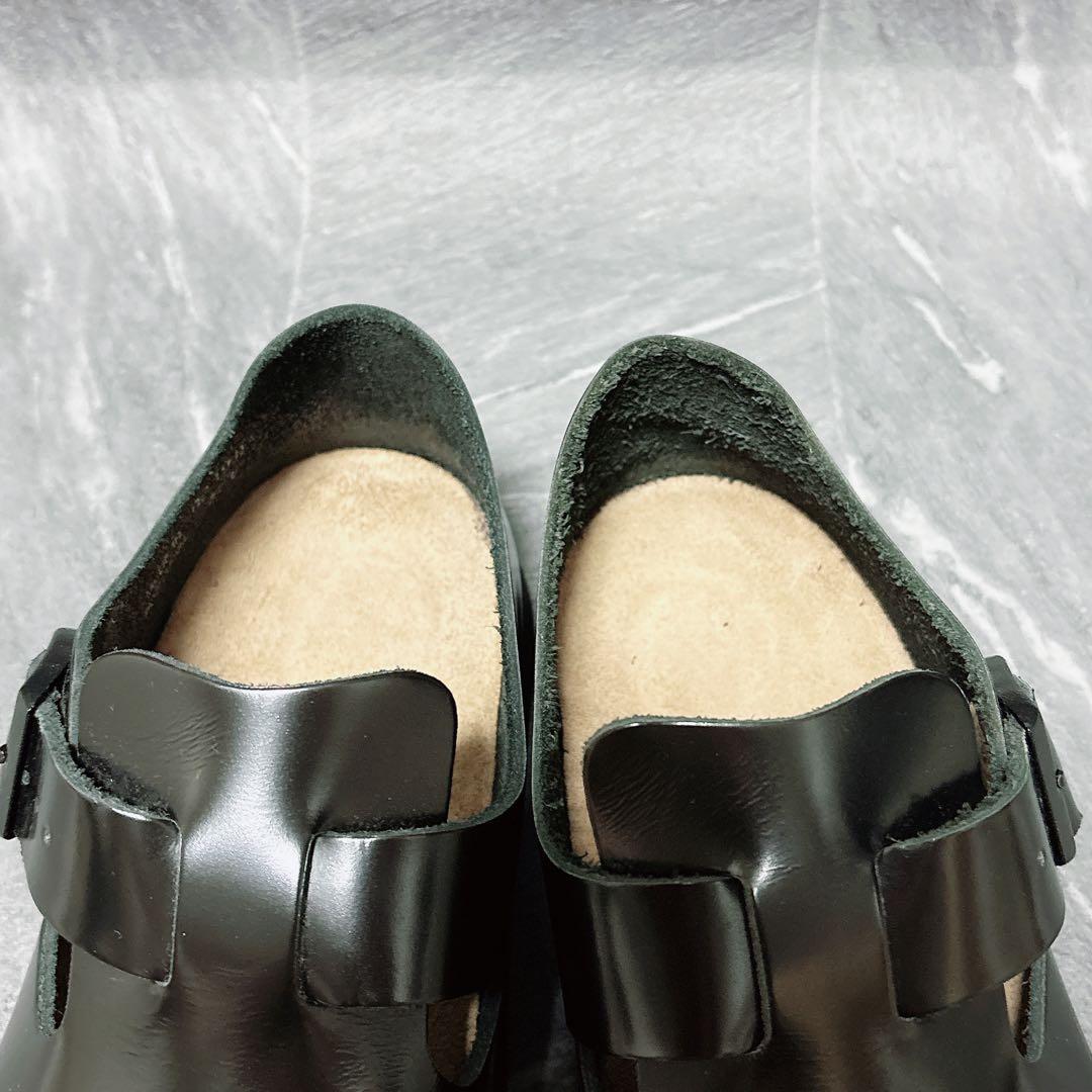 ☆*☆様 試着のみ ビルケンシュトック ロンドン レザー コンフォート ブラック