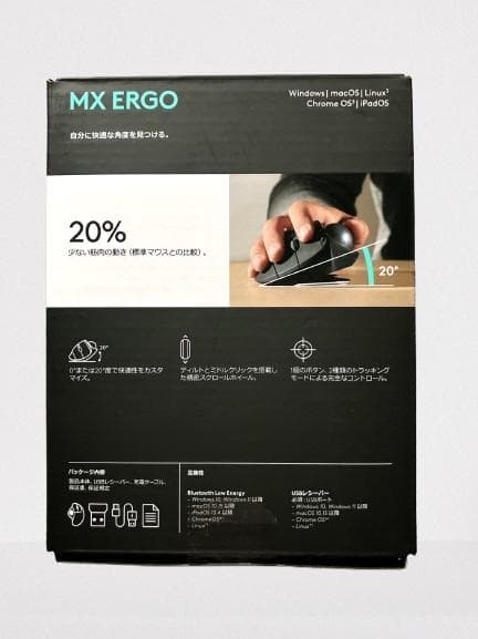 新品 未開封 ロジクール ワイヤレストラックボール MX ERGO MXTB1d