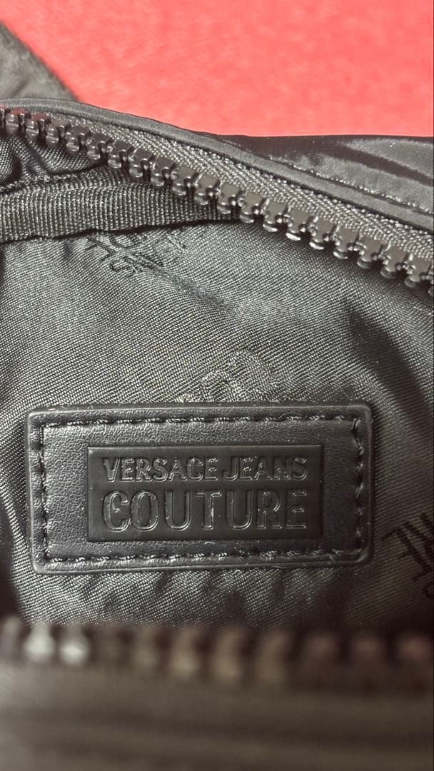 VERSACE JEANS COUTURE ショルダーバッグ ブラック 未使用品