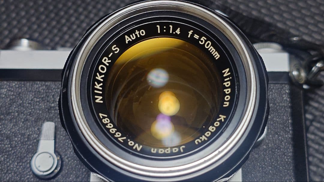 希少品 ニコンF レンズ付き 一眼レフ フィルムカメラ