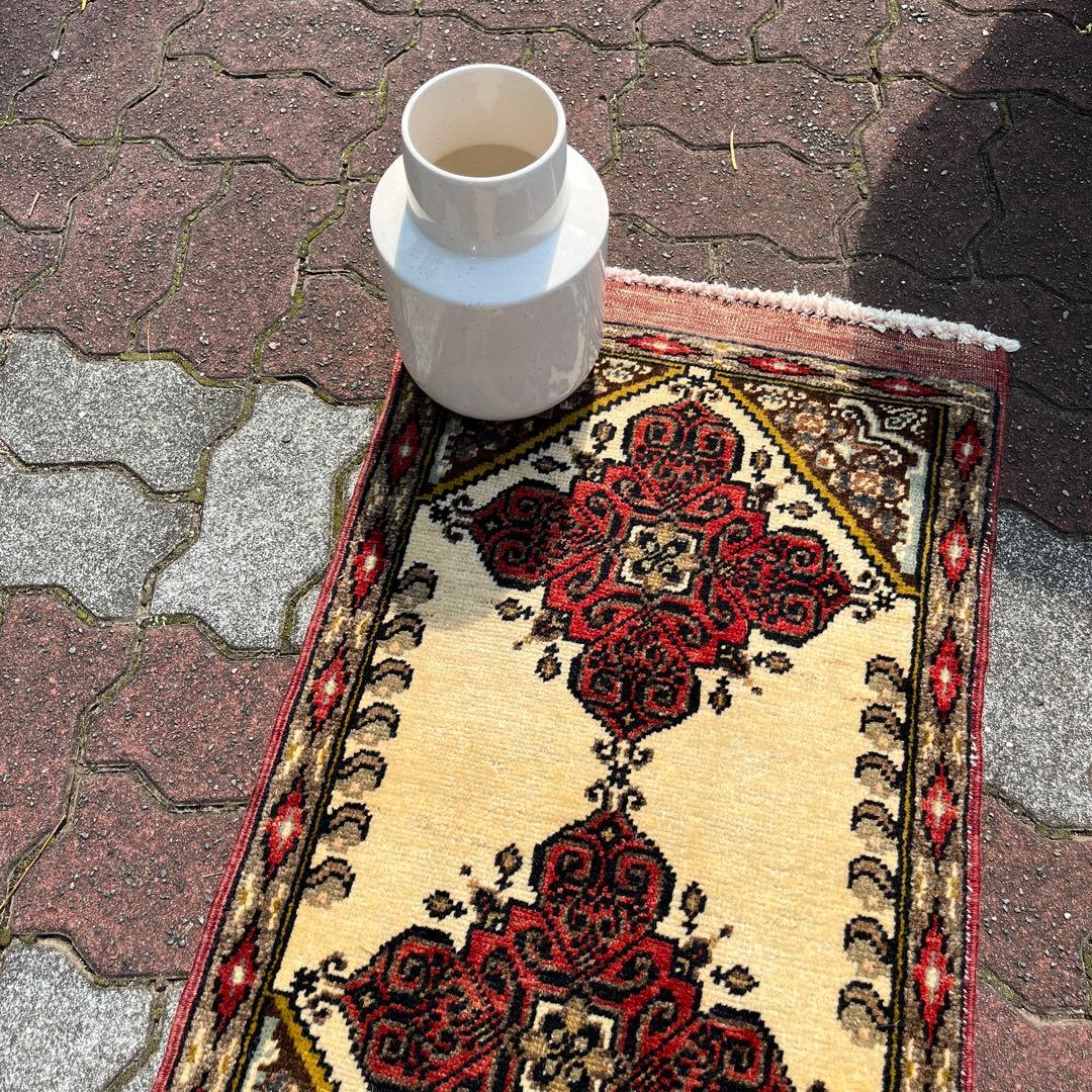 トルクメン 手織り絨毯 ペルシャ ヴィンテージ