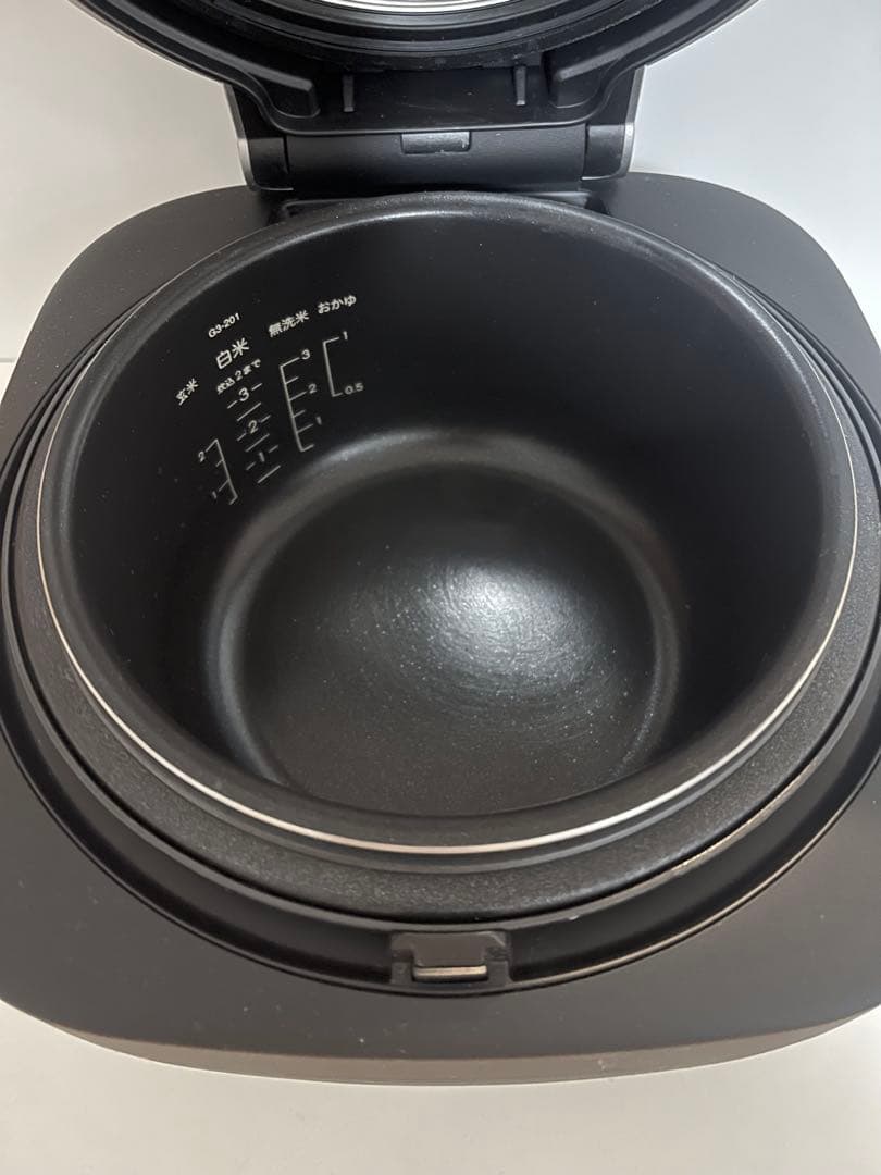 炊飯器 balmuda the gohan K08A-BK 3合炊き