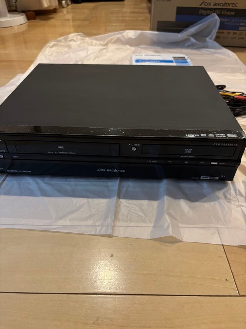 HＤＤ搭載ビデオ一体型ＤＶＤ250プレーヤー