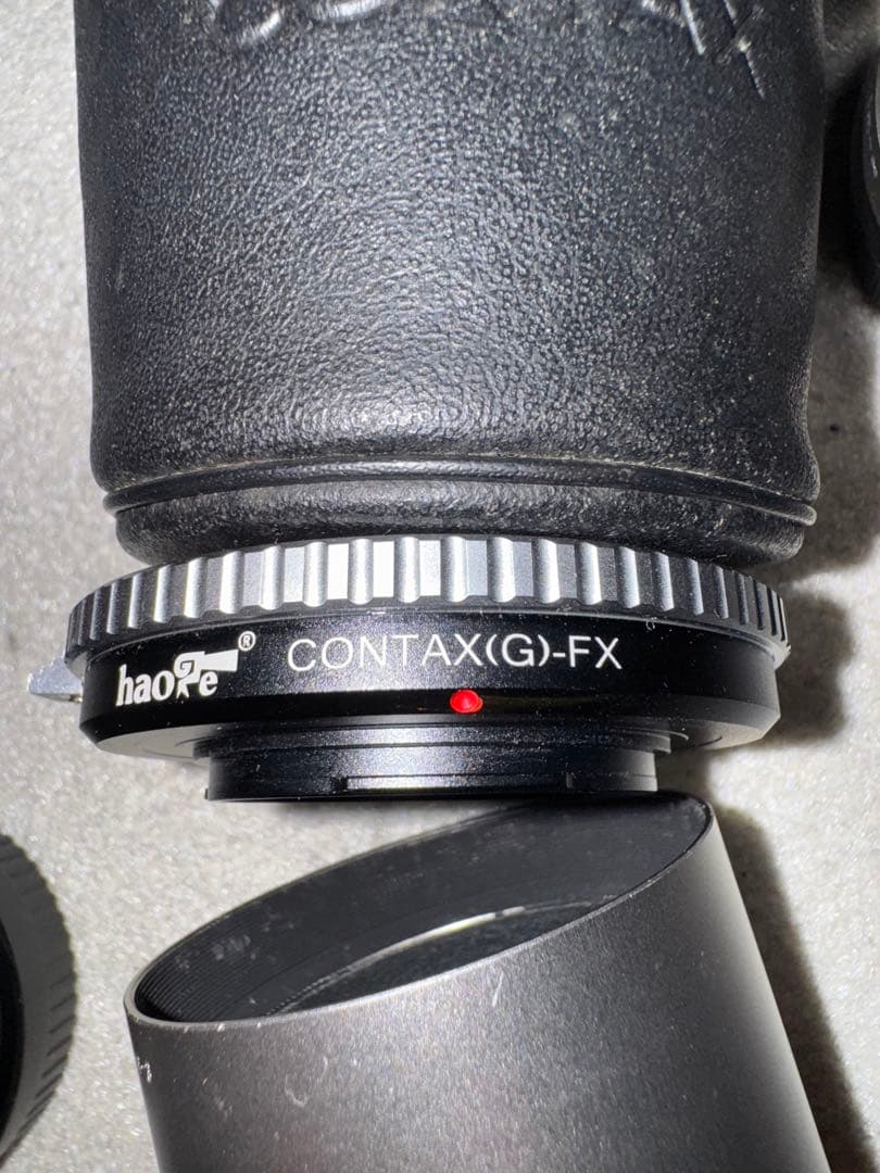 今日限定値下げ！CONTAX sonnar 2.8 90㎜　富士アダプターセット