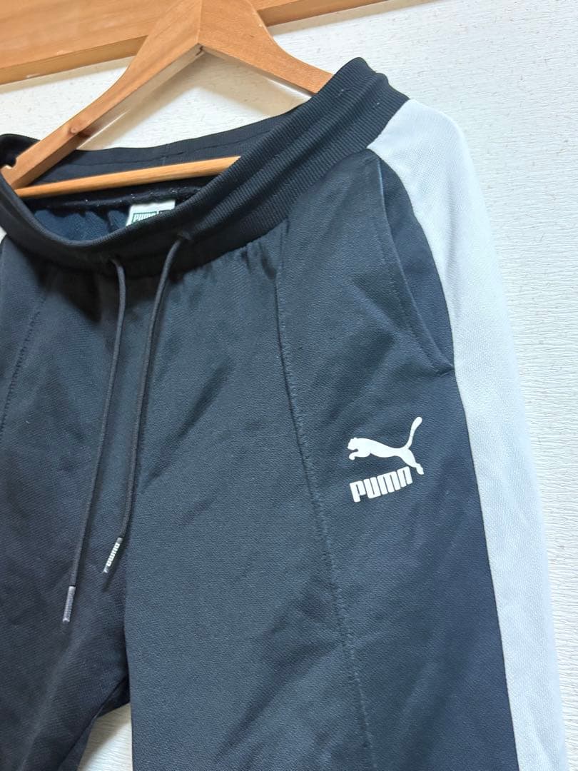 PUMA T7 セットアップ上M下Sサイズ ブラック/ホワイト