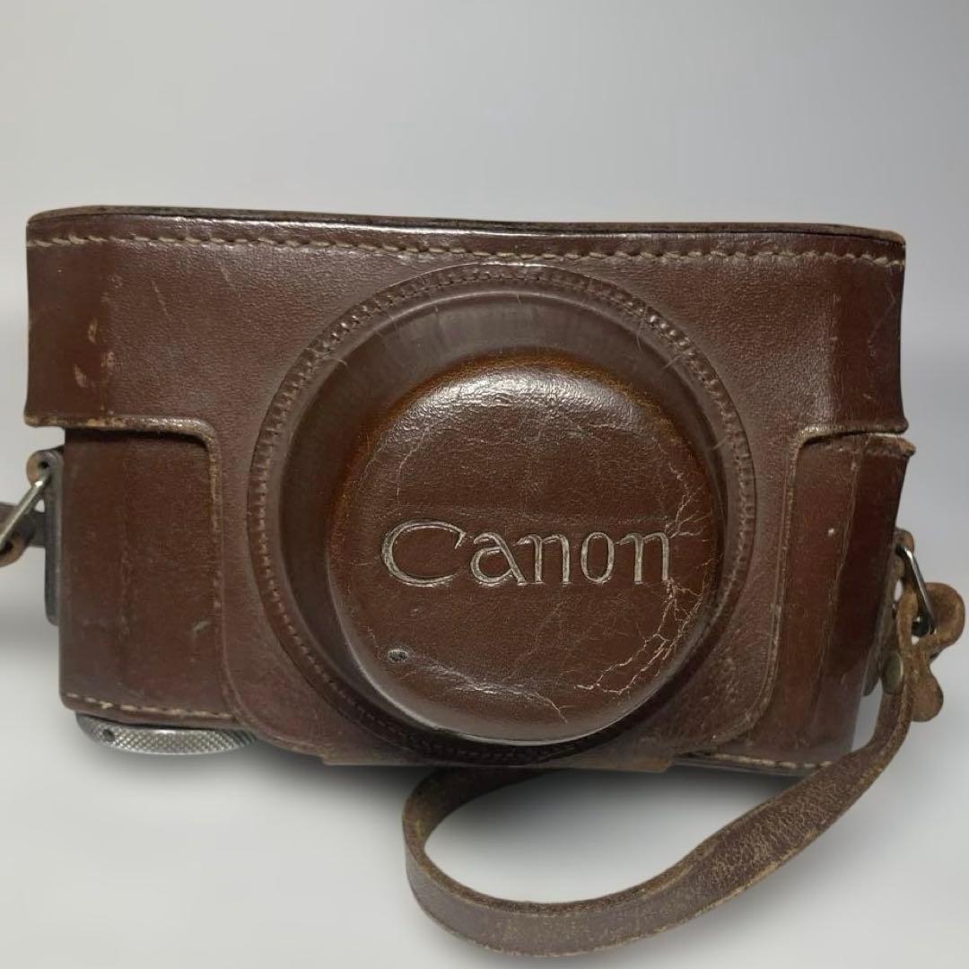 キャノン　オールドカメラ　NO.135725 革ケース付き