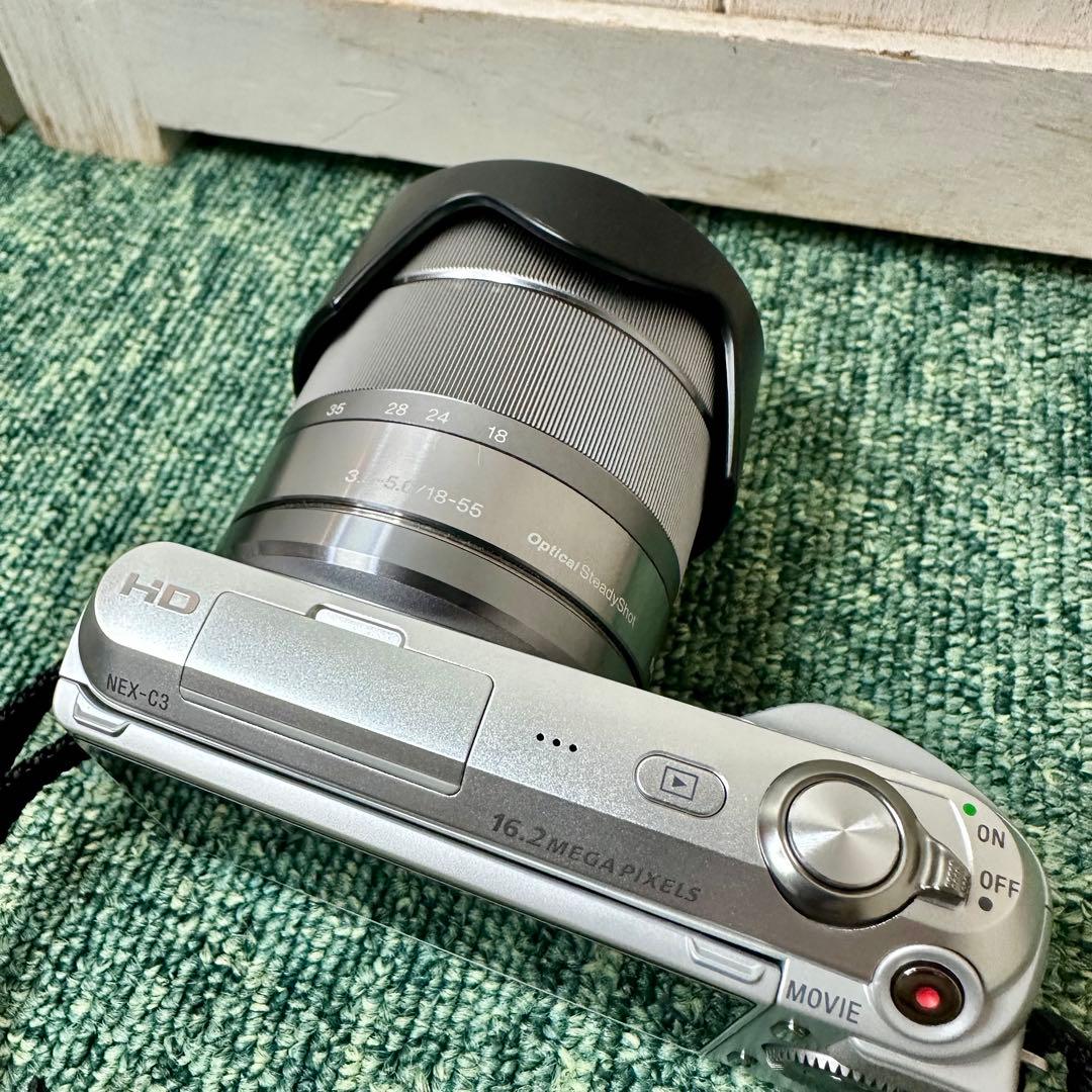 SONY ソニー ミラーレス 一眼レフカメラ NEX-C3 ズームレンズキット