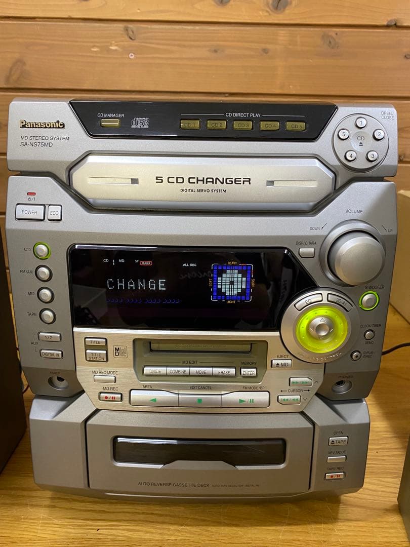 希少　Panasonic SA-NS75MD MDステレオシステム