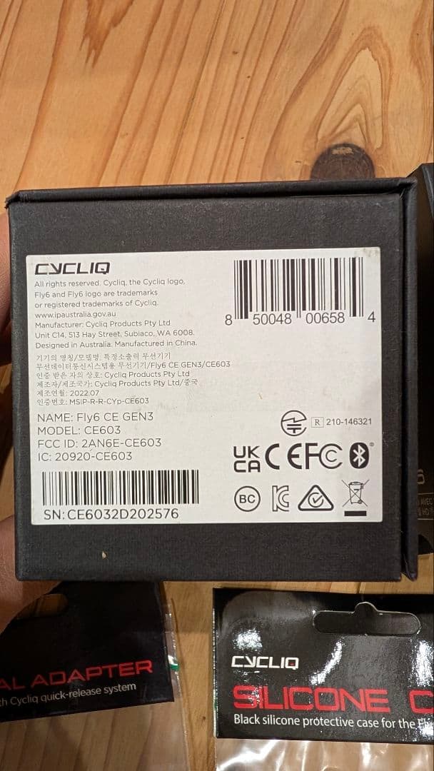 CYCLO FLY6 CE GEN3 アクションカメラ