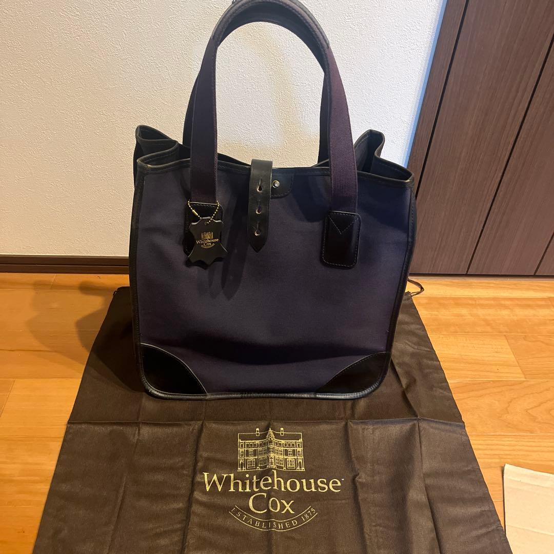 Whitehouse Cox トートバッグ　ネイビー