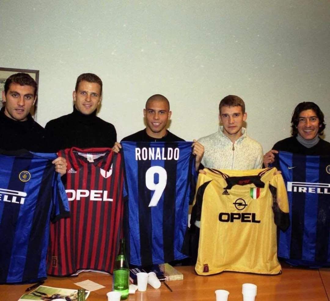 正規品 99/00 インテル•ミラノ ユニフォーム ロナウド Lサイズ