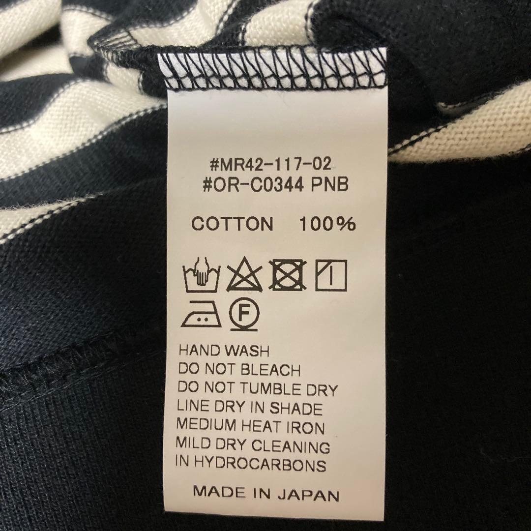 新品未使用　ORCIVAL オーシバル　パネルボーダー　スウェットプルオーバー