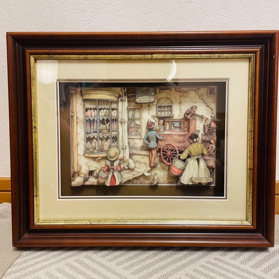 アンティーク シャドウボックス アントン ピック　８点セット