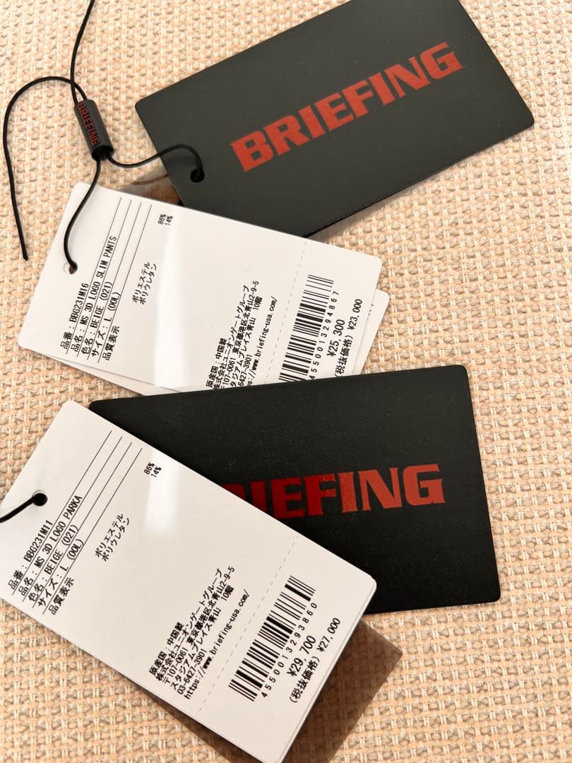 【BRIEFING 】 ブリーフィング　ゴルフ　セットアップ　美品サイズL