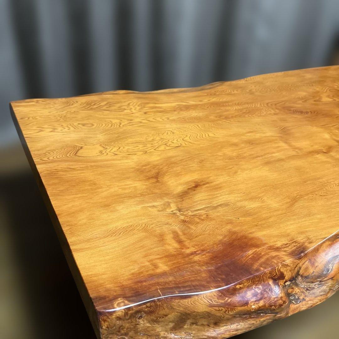 美品　希少　世界遺産　屋久杉　座卓　セパレートタイプ　樹齢1,000年以上