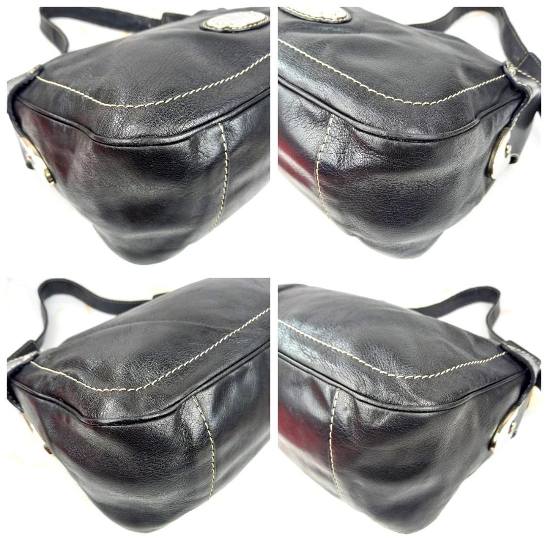 ✨良品✨ BALLY バリー ワンショルダーバッグ レザー ブラック y2k