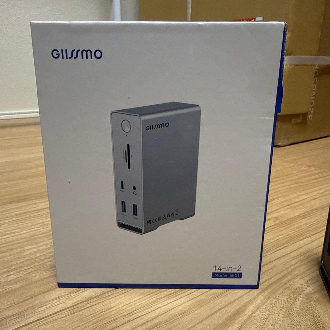 ⚡️GIISSMO 14-IN-2 ドッキングステーション モデル：5E01